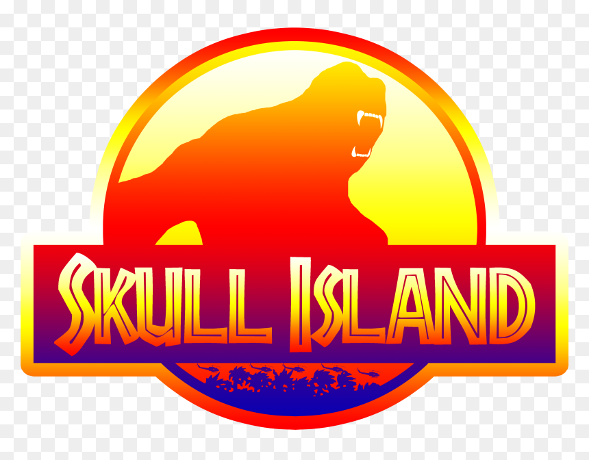 Skull Island Logo, HD Png Download - kong skull island png