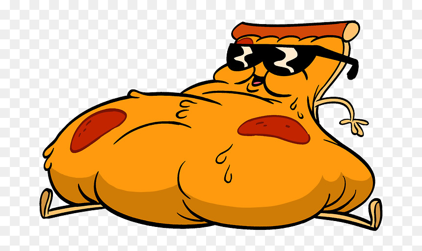 Uncle Grandpa Fat Pizza Steve, HD Png Download - cartoon pizza png