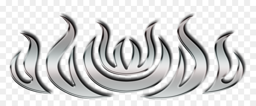 Illustration, HD Png Download - black flames png