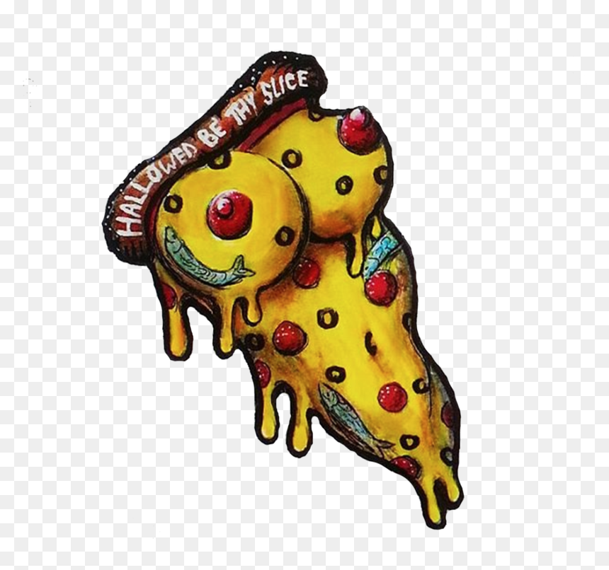Illustration, HD Png Download - cartoon pizza png