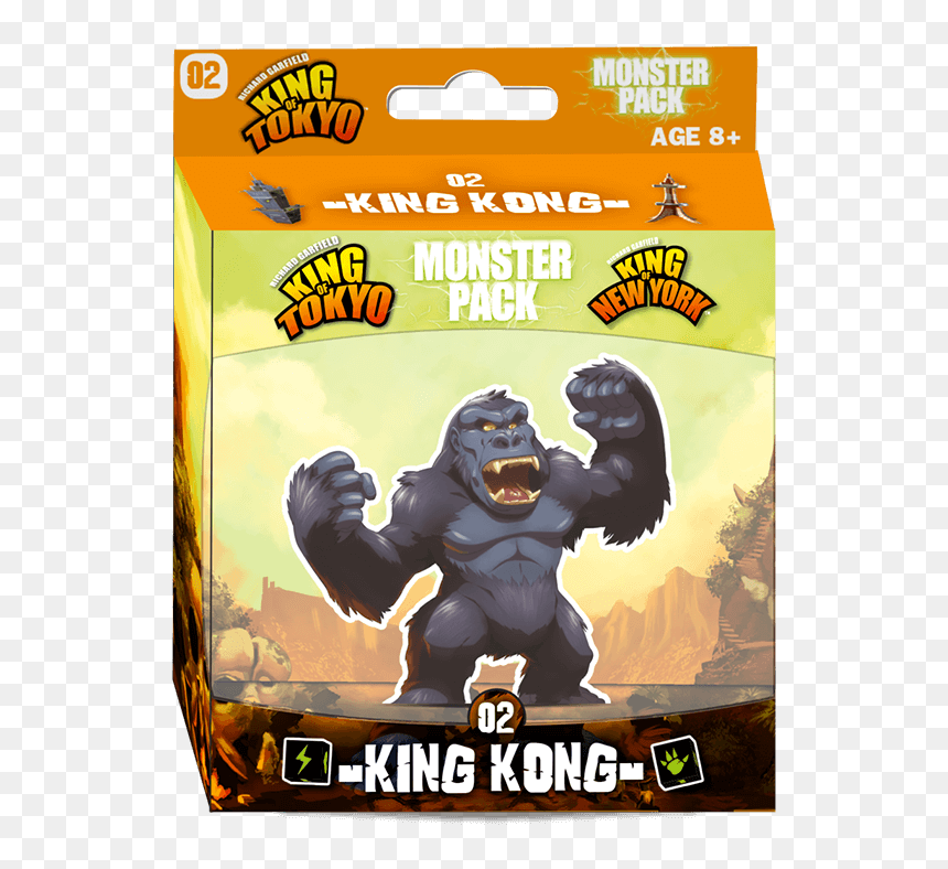 King Of Tokyo King Kong Monster Pack, HD Png Download - kong skull island png