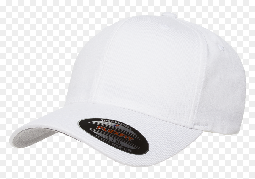 Flexfit White Baseball Hat, HD Png Download - blank hat png