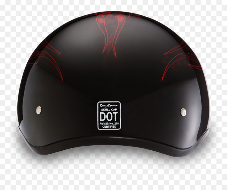Motorcycle Helmet, HD Png Download - black flames png