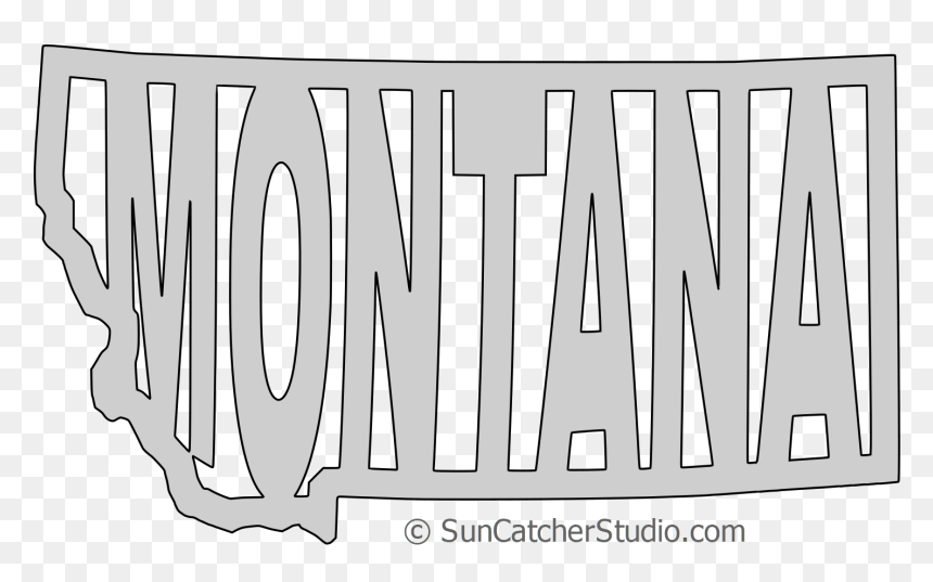 Graphics, HD Png Download - montana outline png
