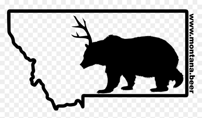Montana, HD Png Download - montana outline png