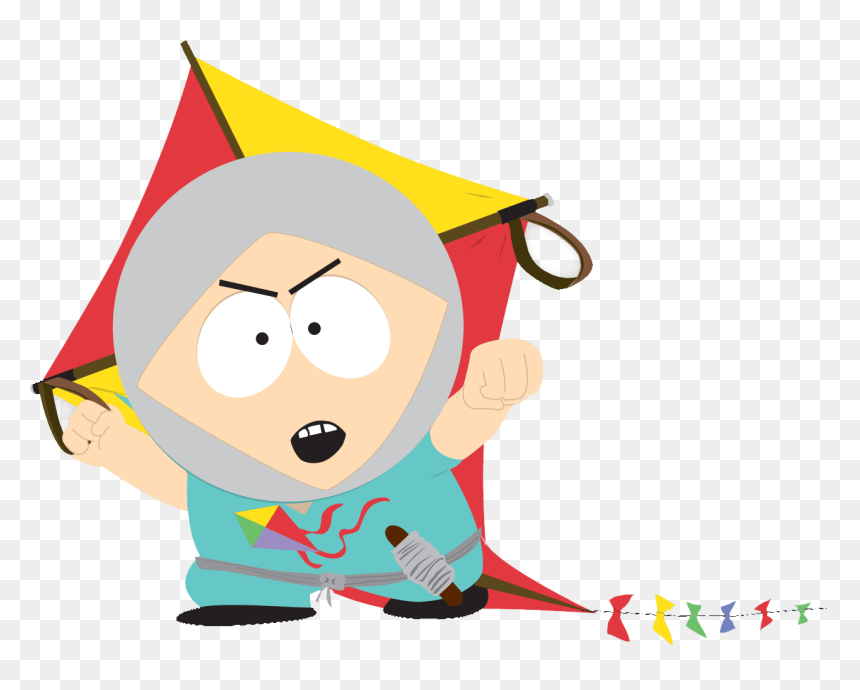 South Park The Fractured But Whole Human Kite, HD Png Download - kite clipart png