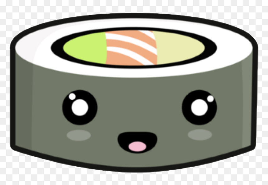 Clipart Sushi With A Face, HD Png Download - sushi clipart png