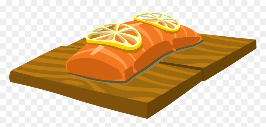 Cooked Salmon Clipart, HD Png Download - sushi clipart png