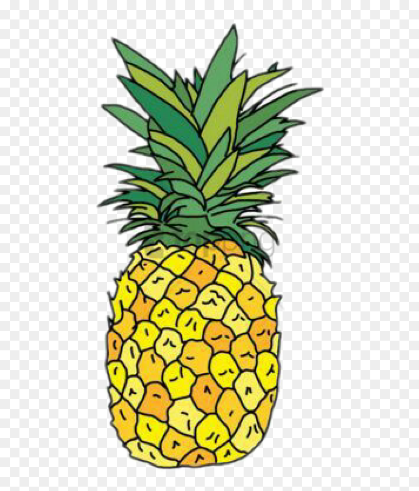 Pineapple Sticker, HD Png Download - tumblr clipart png