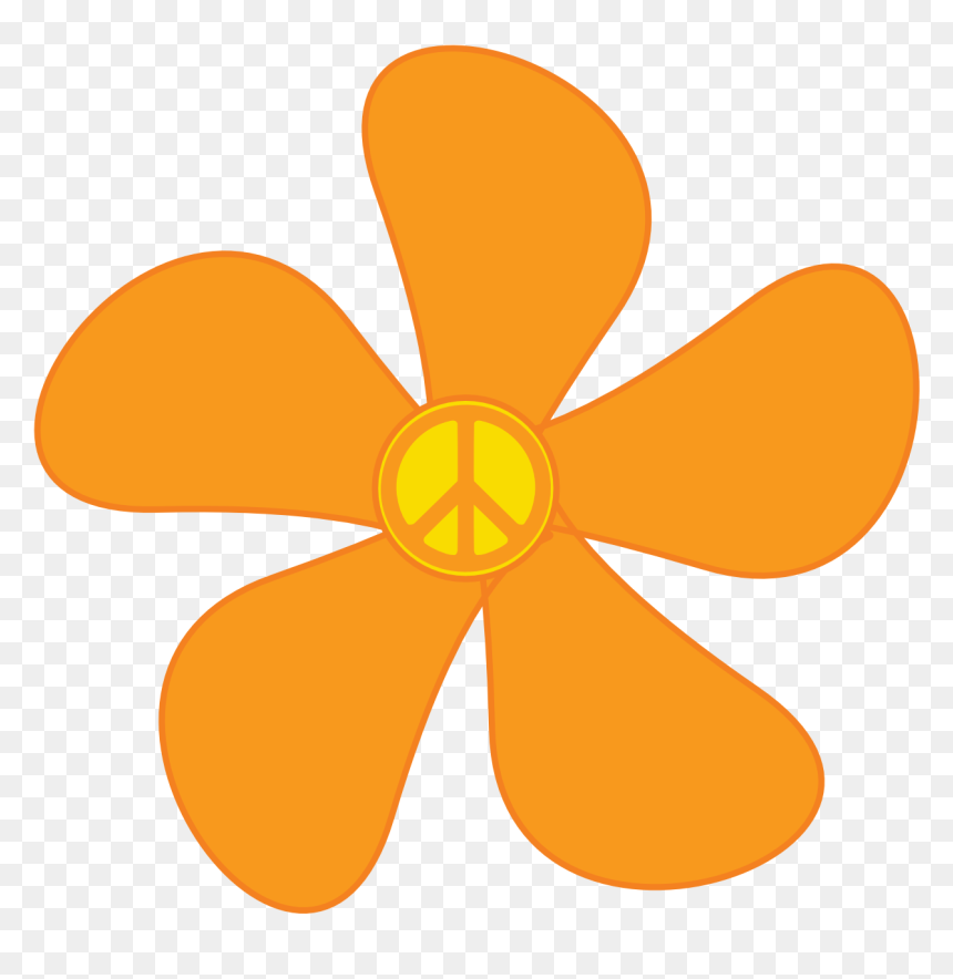Transparent Hippie Flowers Png, Png Download - daisy clipart png