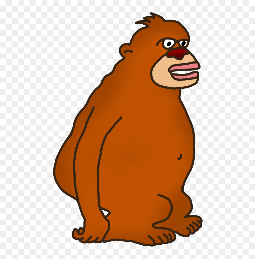 Wild Monkey Clipart, HD Png Download - monkey clipart png