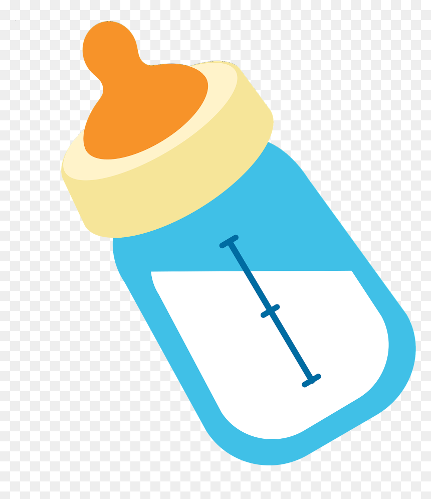 Baby Bottle Clipart Png, Transparent Png - milk clipart png