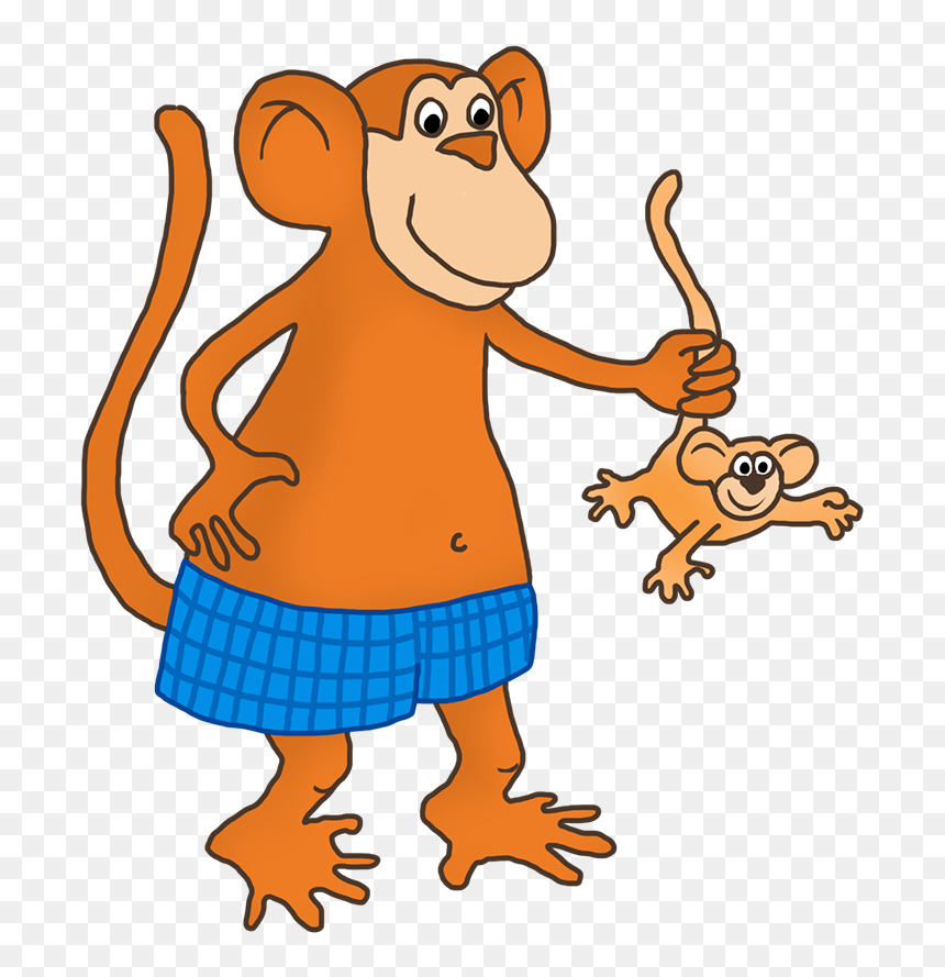 Drawing, HD Png Download - monkey clipart png