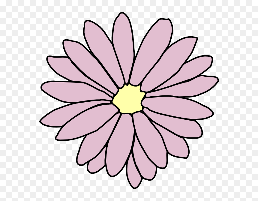 Flower Clipart Transparent Background, HD Png Download - daisy clipart png