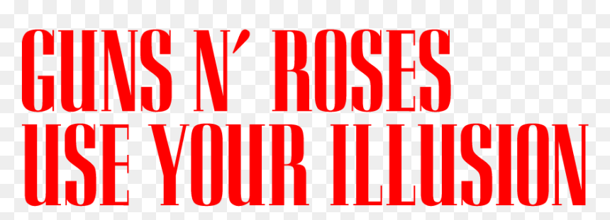 Gun N Roses Tipografia, HD Png Download - guns n roses logo png