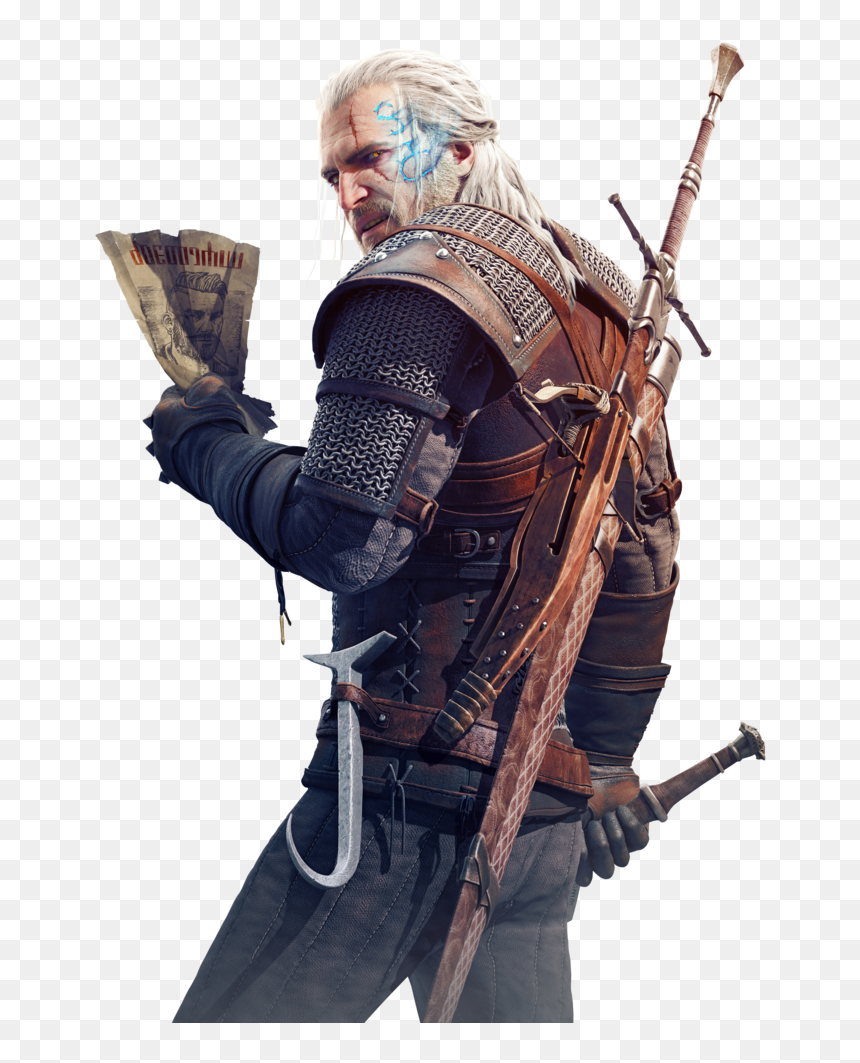 Geralt Witcher 3 Hearts Of Stone, HD Png Download - the witcher 3 logo png