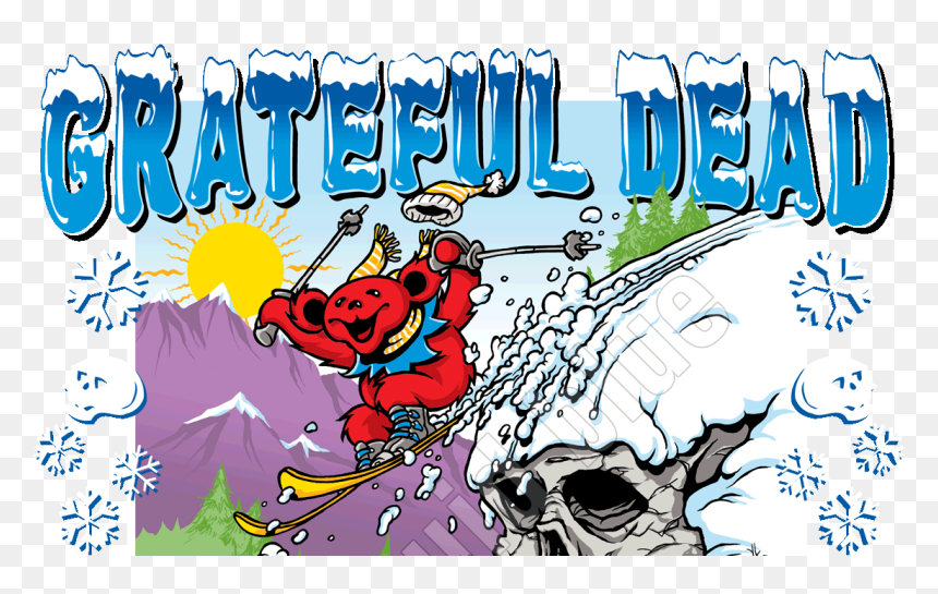 Cartoon, HD Png Download - grateful dead logo png