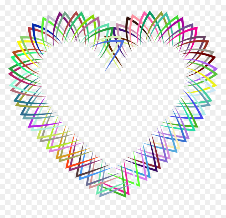 Heart, HD Png Download - geometric heart png