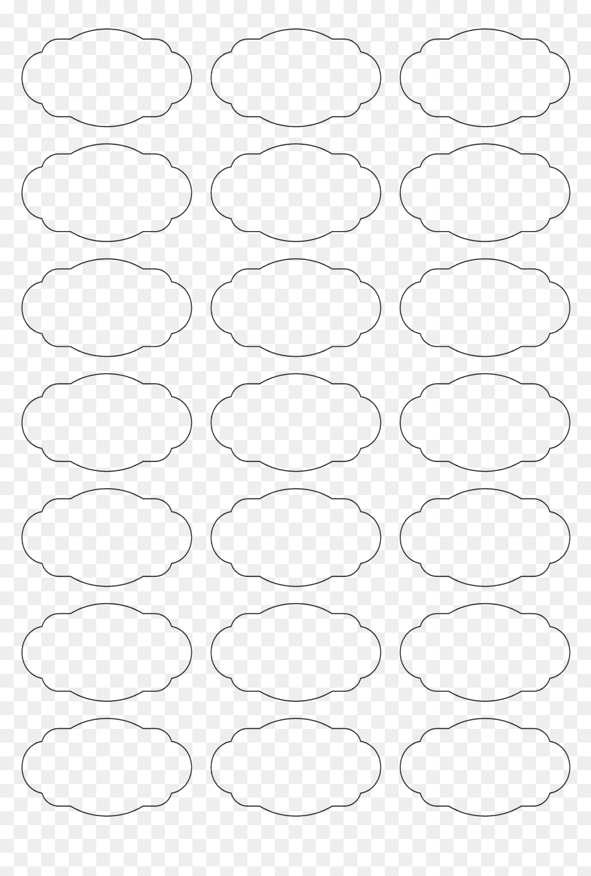 Circle, HD Png Download - white oval frame png