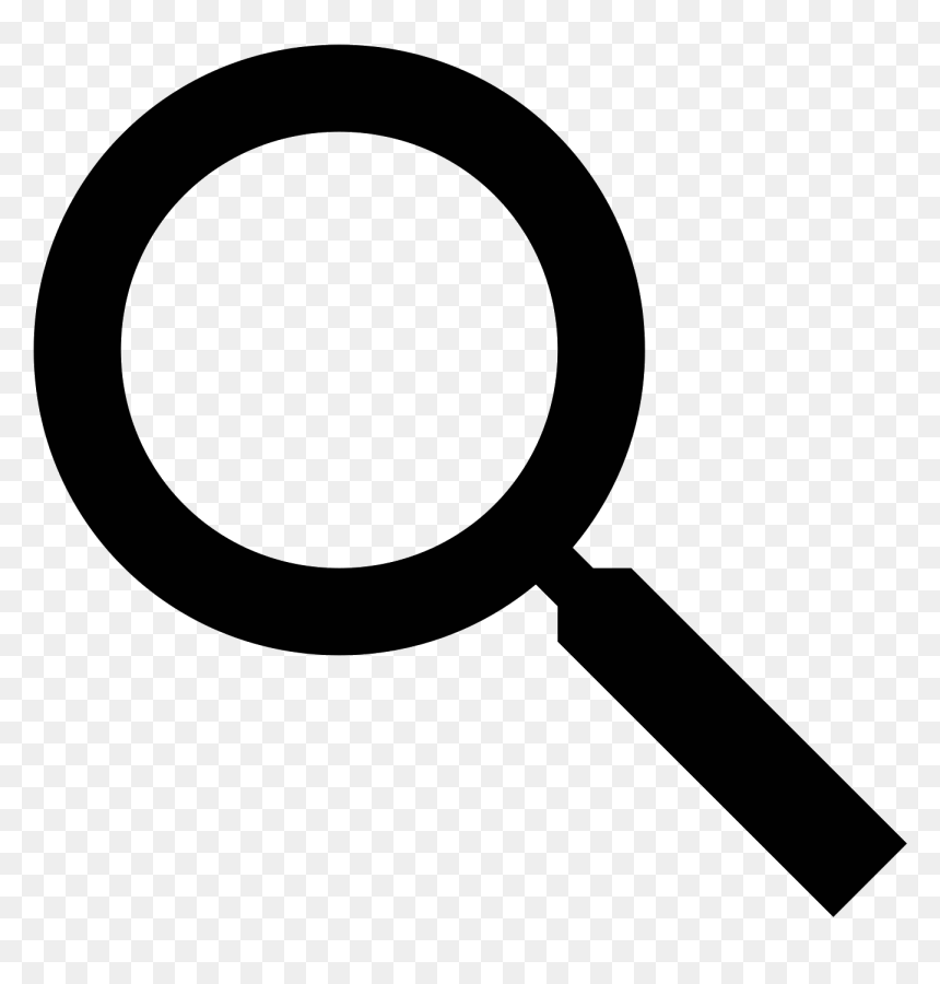 Magnifying Glass Icon Transparent, HD Png Download - white magnifying glass png