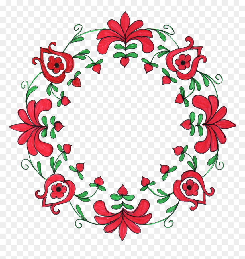 Christmas Circle Ornament Png, Transparent Png - circled png