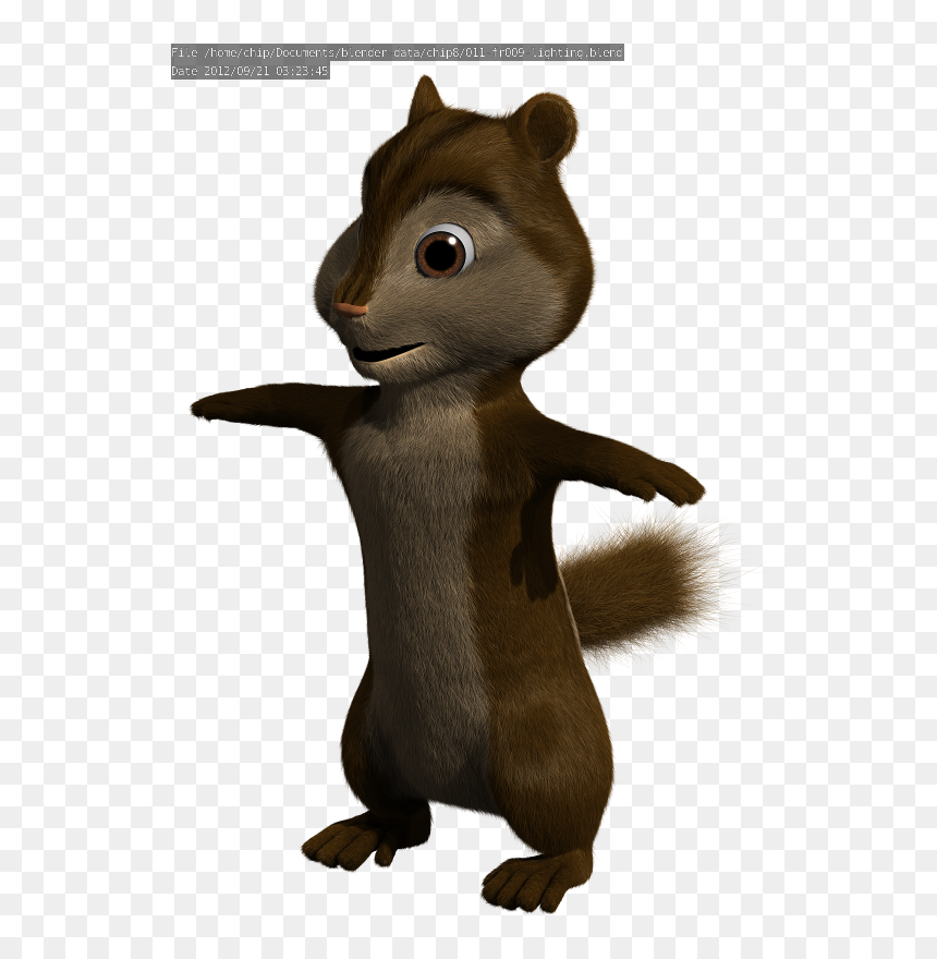 Alvin And The Chipmunks T Pose, HD Png Download - alvin png