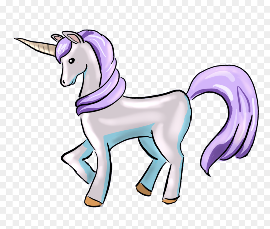 Cartoon Unicorn Transparent, HD Png Download - unicorn vector png