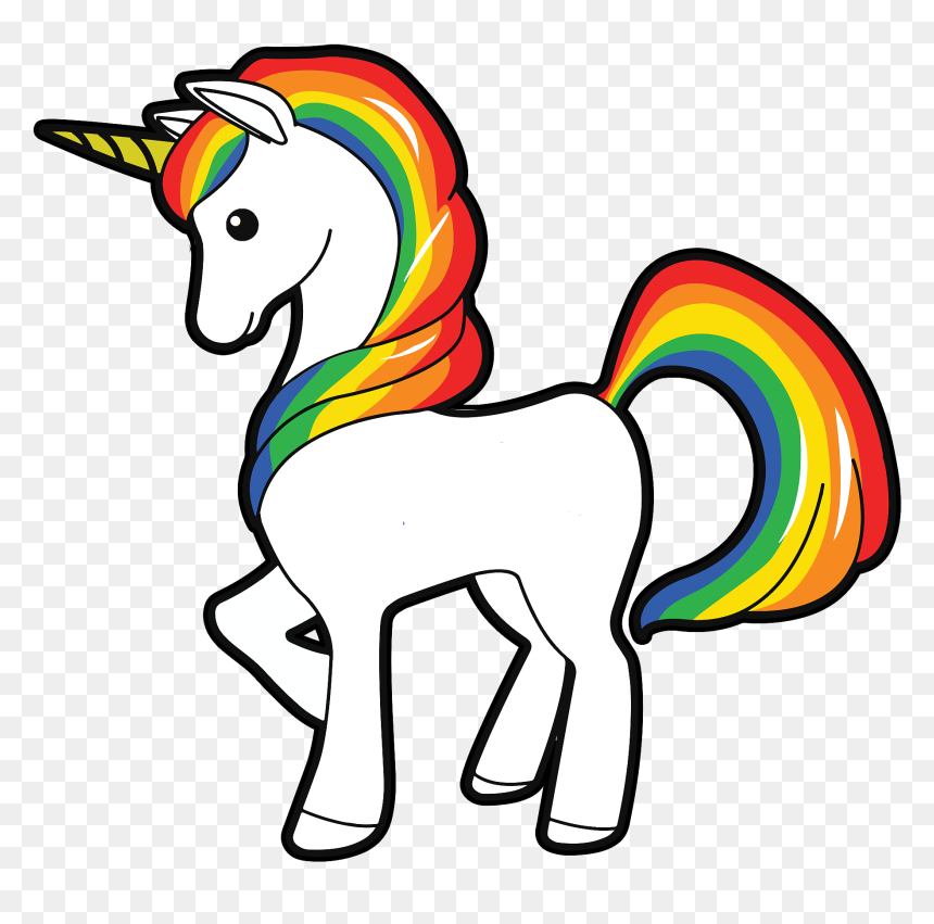 Transparent Background Unicorn Clipart Transparent, HD Png Download - unicorn vector png