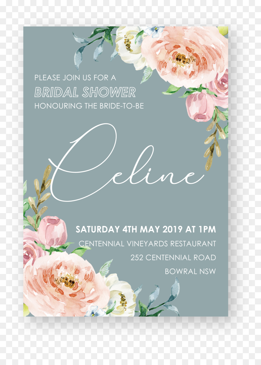 Bridal Shower, HD Png Download - rustic flower png