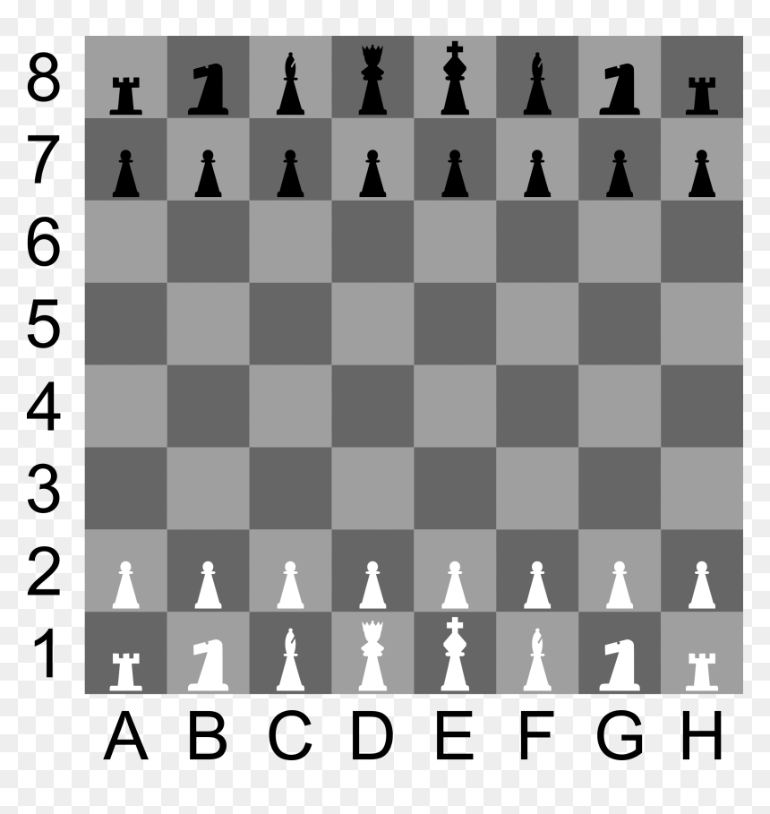 Chess Board Rows And Columns, HD Png Download - chess knight png