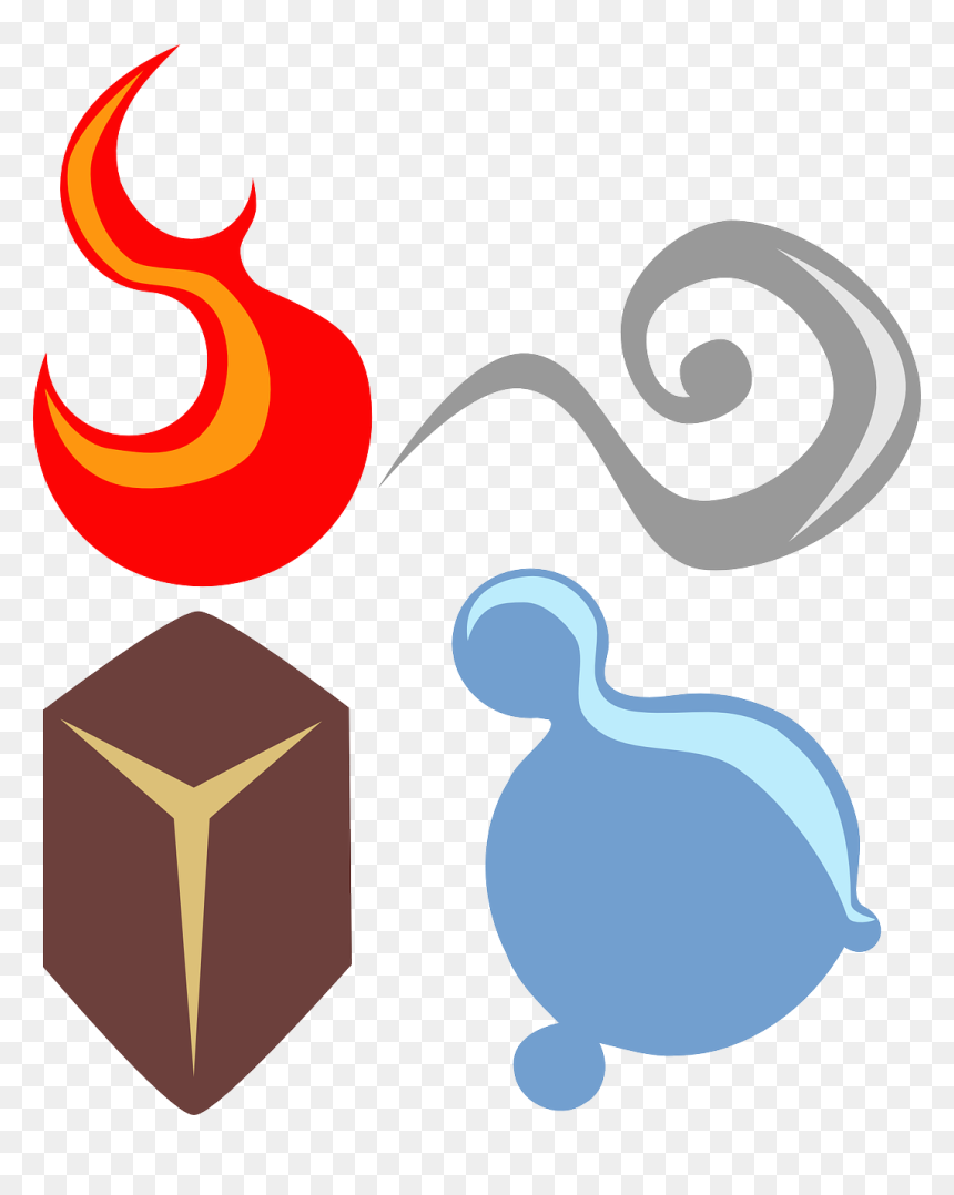 Four Elements Transparent, HD Png Download - earth symbol png