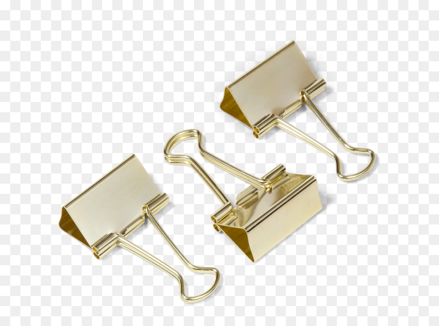 Earrings, HD Png Download - binder clips png