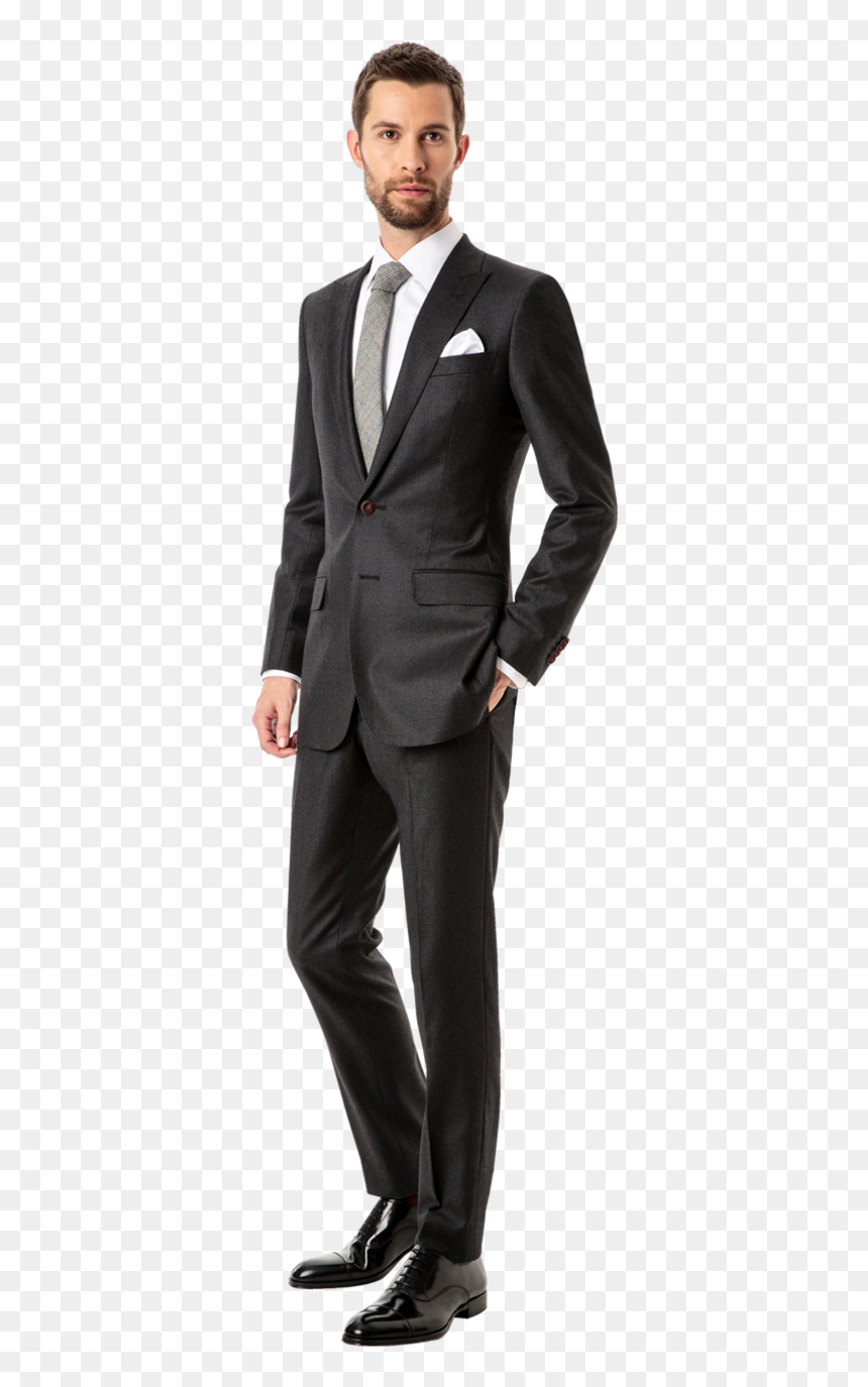 Charcoal Suit Red Tie Combination, HD Png Download - people pngs