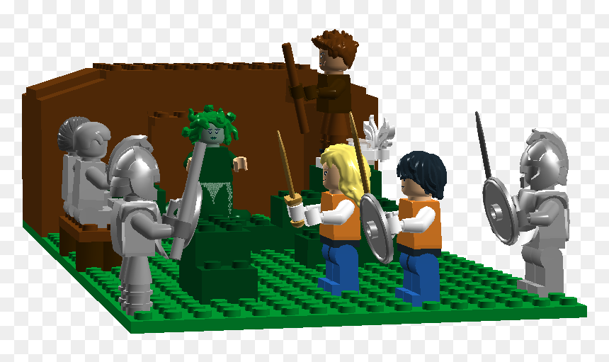 Percy Jackson Medusa Lego, HD Png Download - percy jackson png