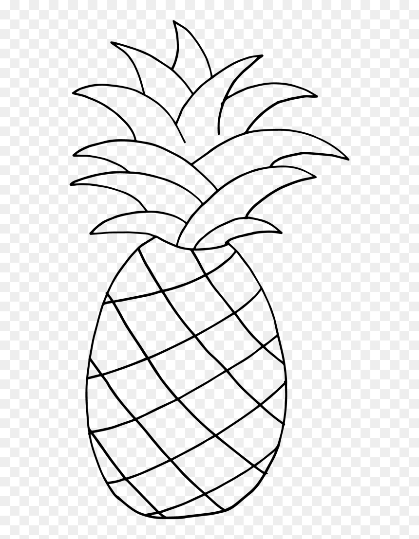 Stirling Castle, HD Png Download - black and white pineapple png
