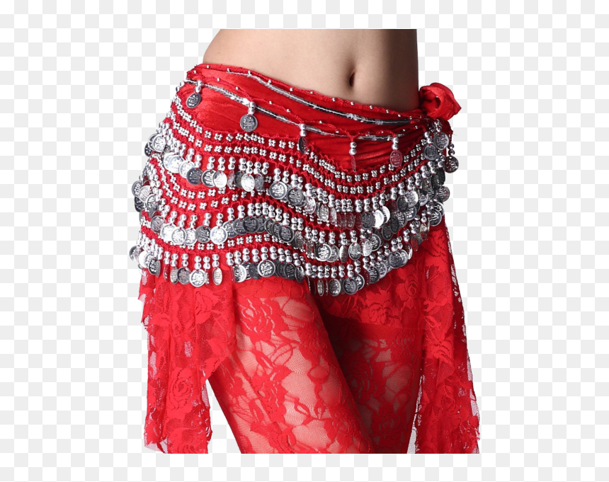 Hips Scarf Belly Dance Zlt, HD Png Download - wave shape png
