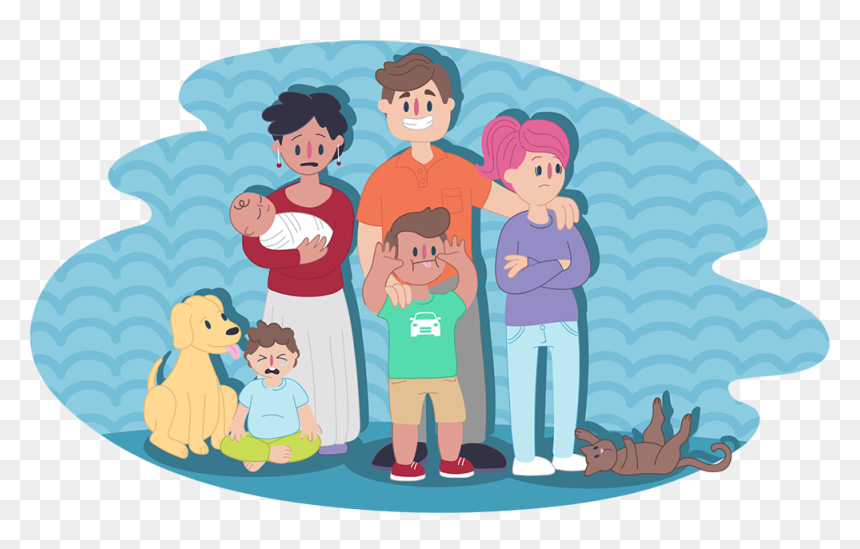 Right To A Family, HD Png Download - family cartoon png