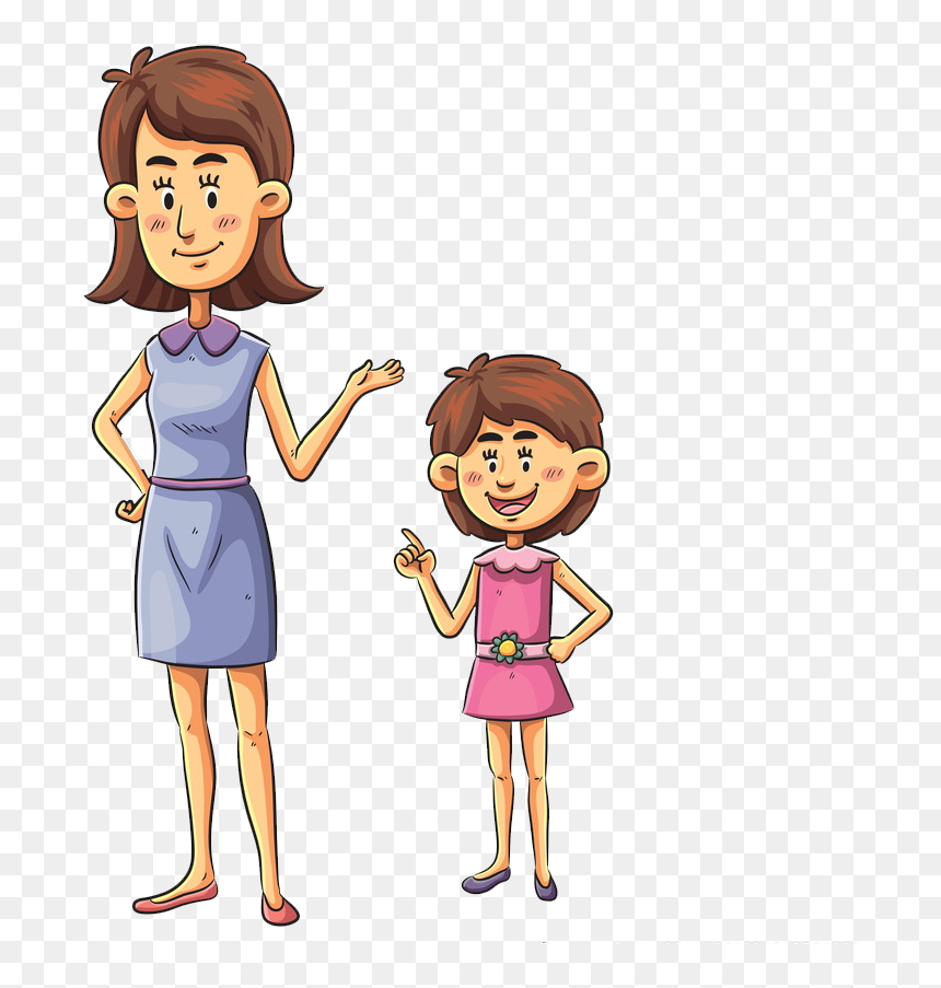 Family Vector Character, HD Png Download - family cartoon png