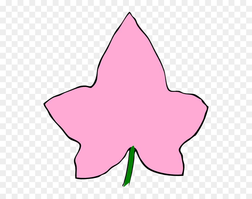 Aka Ivy Leaf Clipart, HD Png Download - ivy leaf png
