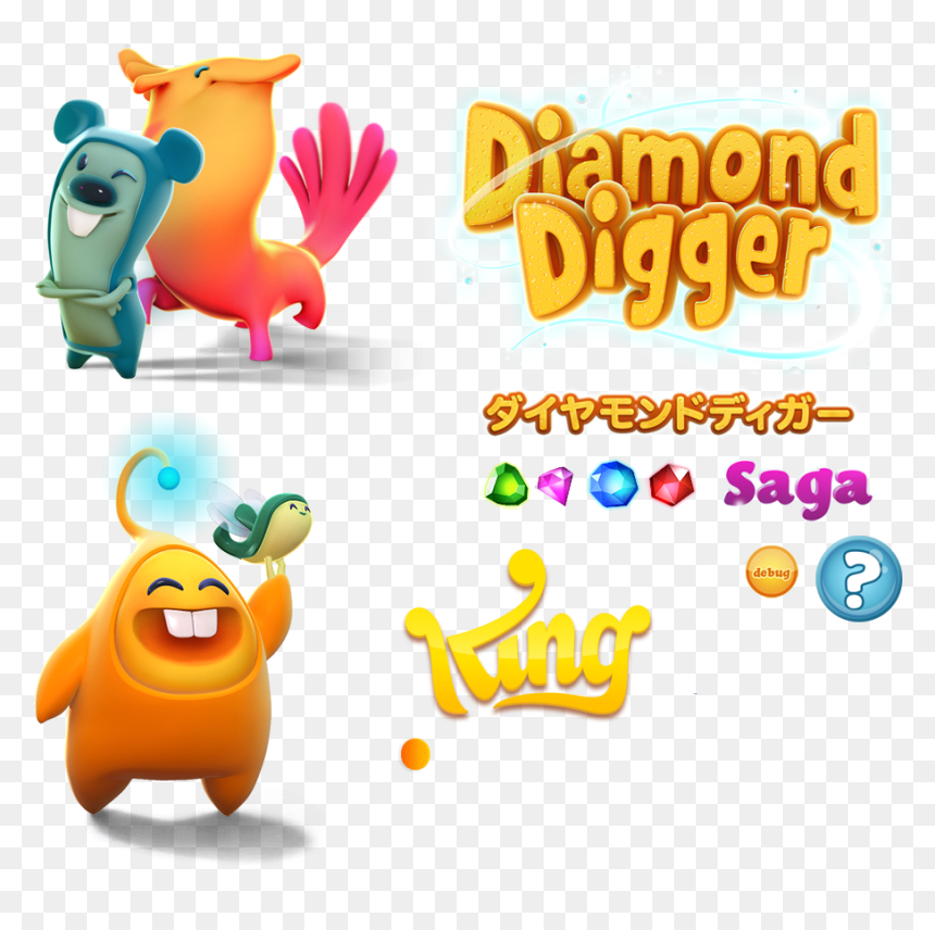 Diamond Digger Saga Logo, HD Png Download - grave digger png