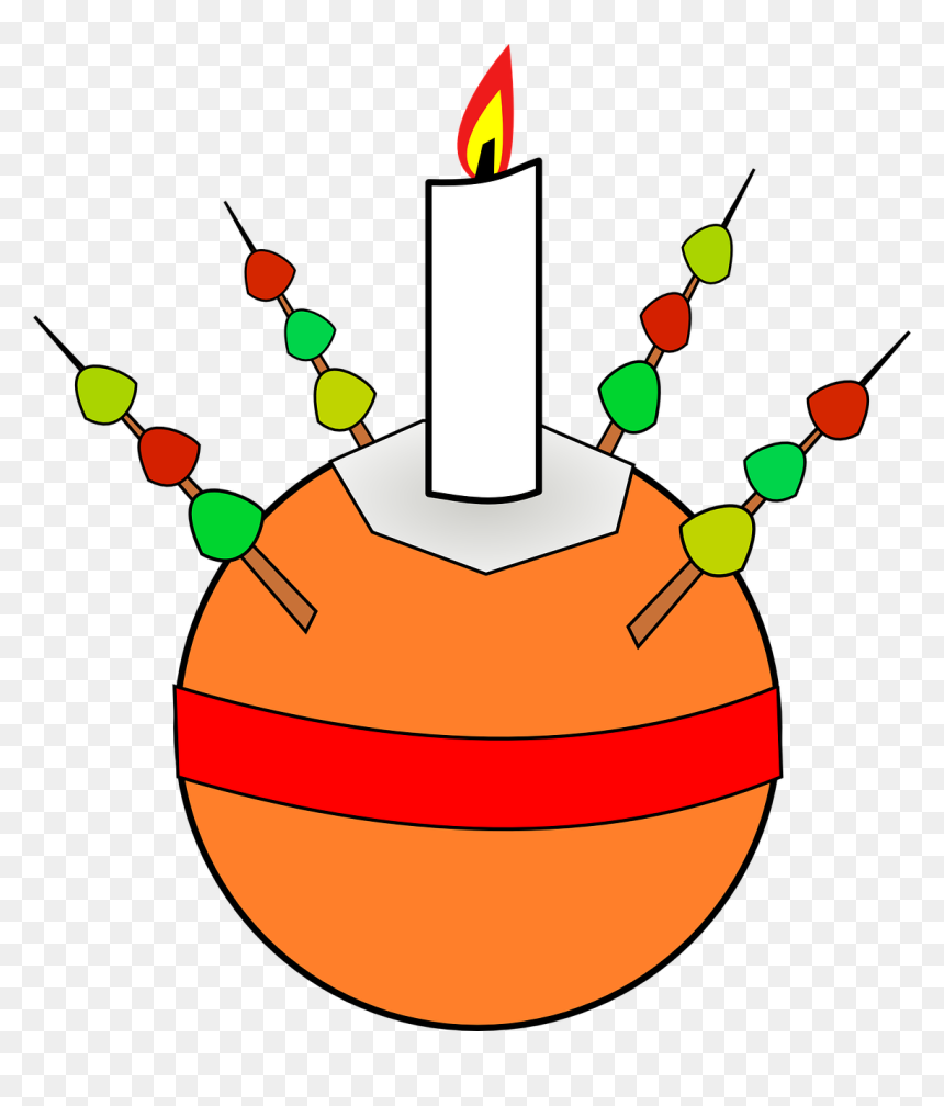 Christingle Ks2, HD Png Download - candle light png