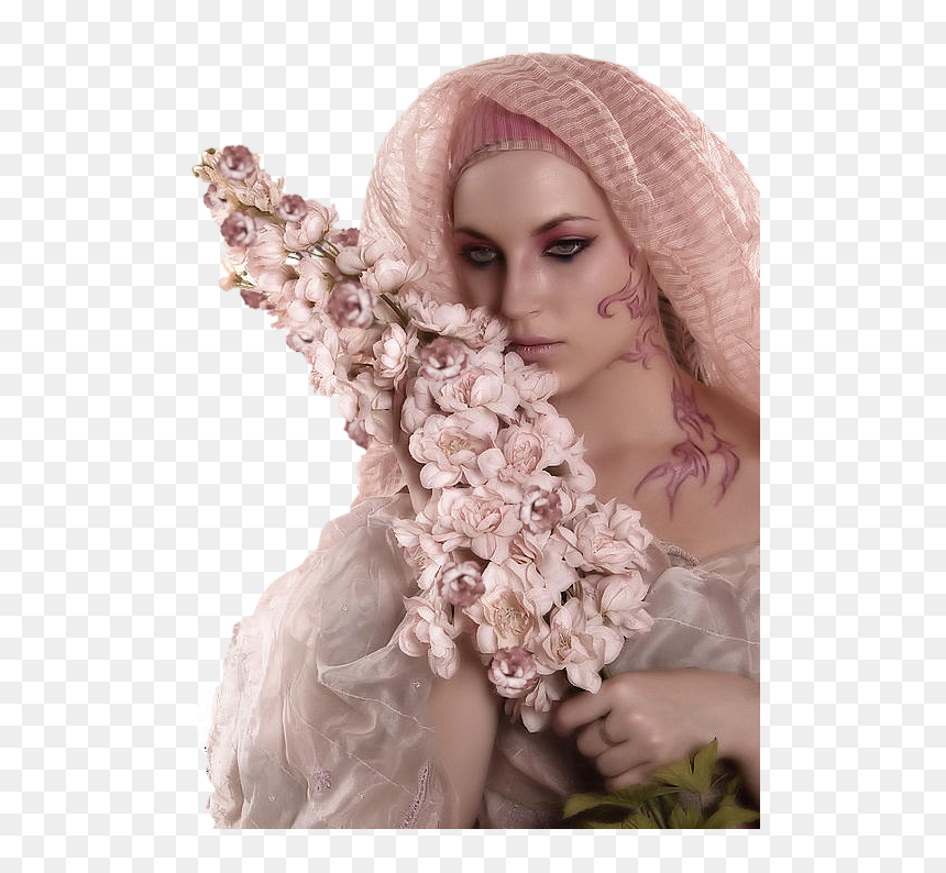 Femmes En Rose Png, Transparent Png - tubes femmes png