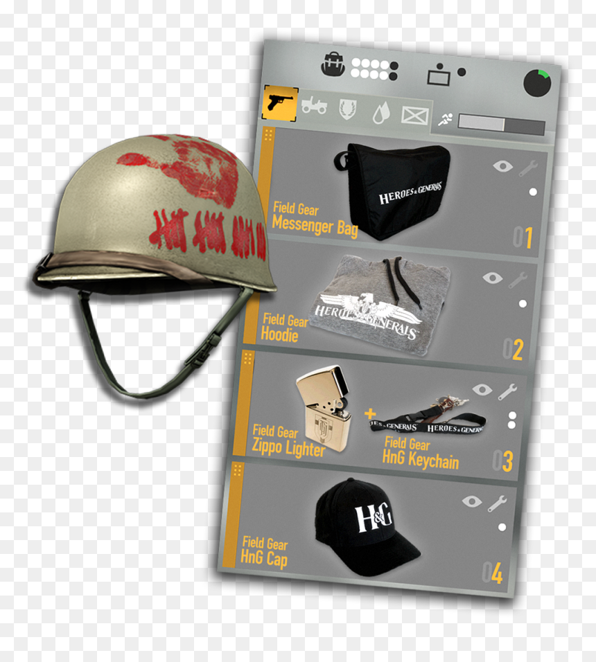 Heroes And Generals Zippo, HD Png Download - hard hat icon png