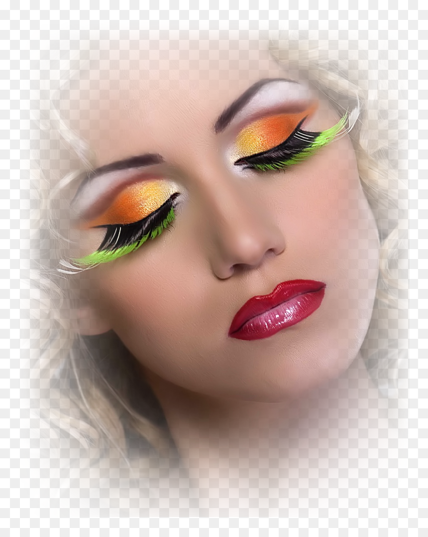 Gothic Eye Makeup, HD Png Download - tubes femmes png