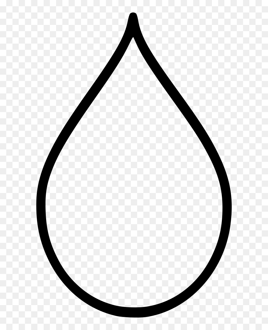 Water Drop Clipart Black And White, HD Png Download - vhv