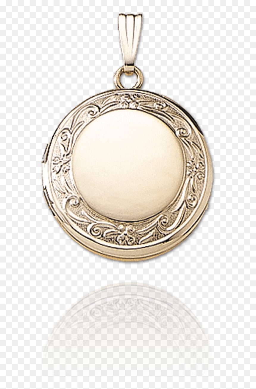 Guld Medaljon Rund, HD Png Download - locket png