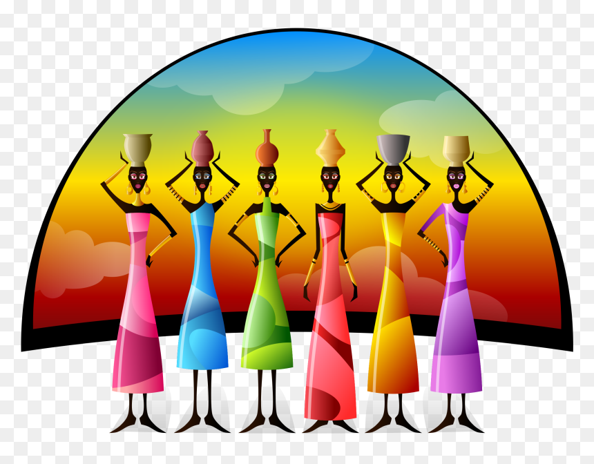 Public Domain African Art, HD Png Download - african american people png