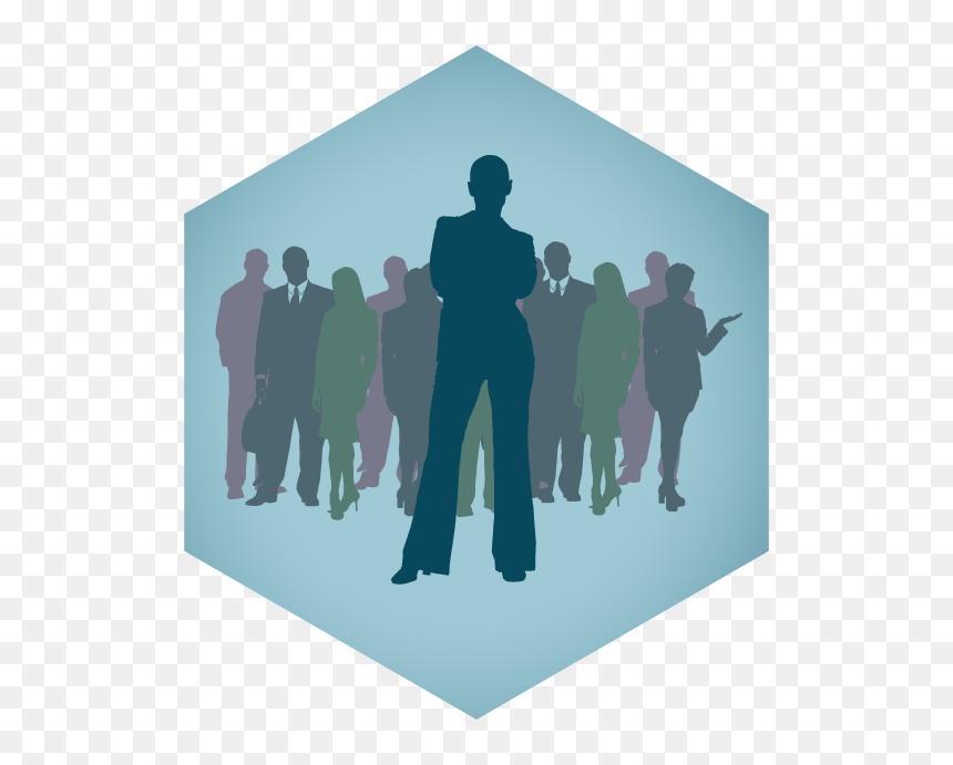 Silhouette, HD Png Download - leadership icon png