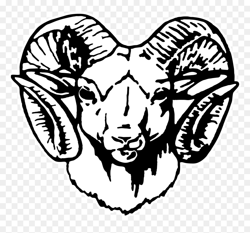 Rockville High School Ram, HD Png Download - goat skull png