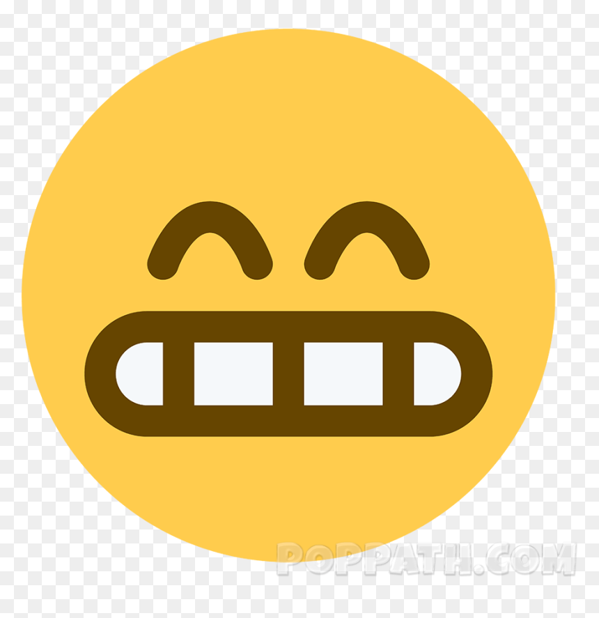 Emoji Easy To Draw, HD Png Download - grimace png